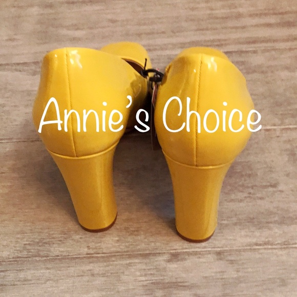 ZARA Leather Heels:Yellow, US 6.5, 8, 9/EUR 37, 39, 40 - Picture 6 of 6